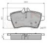 COMLINE ADB01592 Brake Pad Set, disc brake